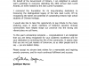 letter from Premier Wynne