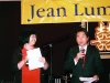 Ben Chin, emcee, and Pam, daughter of Jean Lumb