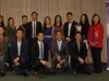 large group standing and kneeling for photo