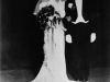 Jean Lumb and husband in wedding gown and tuxedo