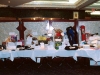 table with gift bags for raffle