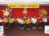 group of children playing violins