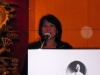 guest speaking behind podium
