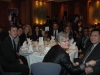 guests seated at table for dinner