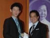 student being handed award