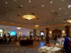 Large open with silent auction tables.