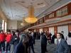 Guests arriving for the reception.