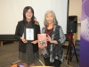 Kelsey Gee, University of Toronto Scarborough Entrance Award winner and Arlene Chan