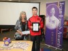 Ezekiel Liu, Murphy & Chung Chartered Accountants Athletics Award winner and Arlene Chan