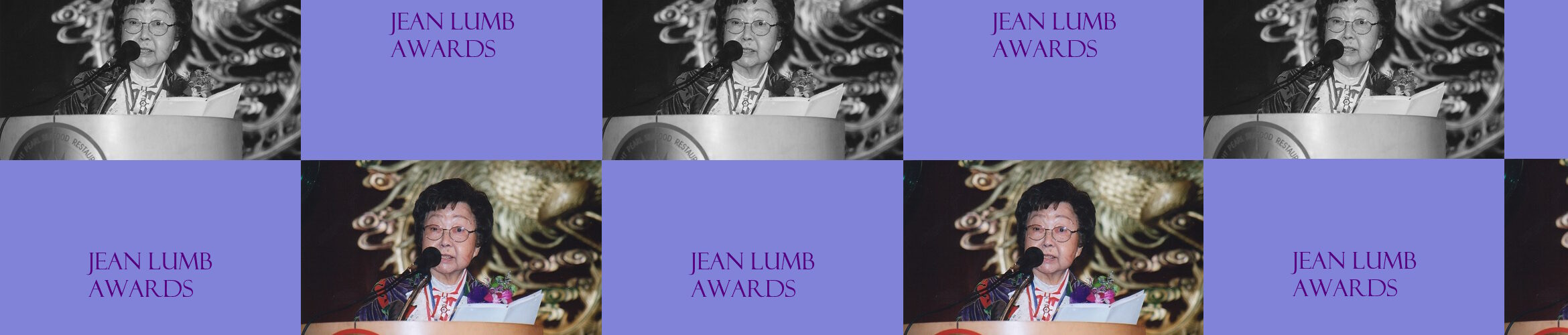 Jean Lumb Awards - Jean Lumb speaking at podium